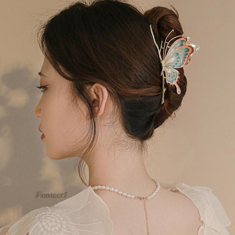 [Fenteer1] Kẹp Tóc Đuôi Ngựa Bền Chống Trượt Cho Nữ