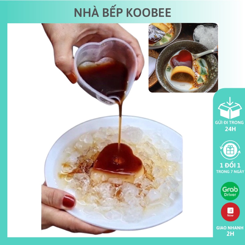 Hộp bánh flan trái tim - Khuôn làm bánh da lợn, thạch rau câu, bánh xu xê, caramen CÓ NẮP CHỊU NHIỆT KHÔNG MÙI