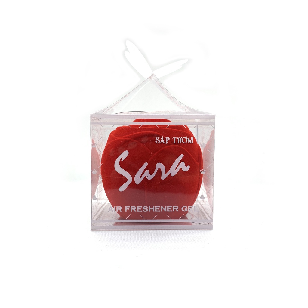 Sáp Thơm Phòng Ngủ Khử Mùi Sara Hồng Nhung 75g Giúp Làm Thơm Phòng Ngủ, Nhà Vệ Sinh, Ô Tô, Tủ Quần Áo Đa Năng