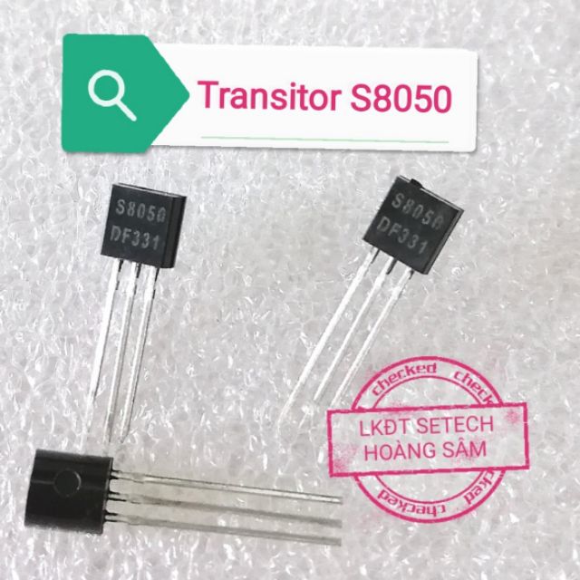 10 con Transistor S8050 (NPN) 500mA 40V