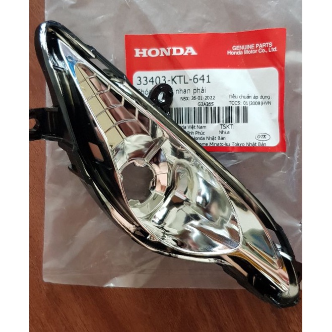 Chóa đèn xi nhan trước xe wave RS100, wave cá 100 , cá 110 chính hãng Honda