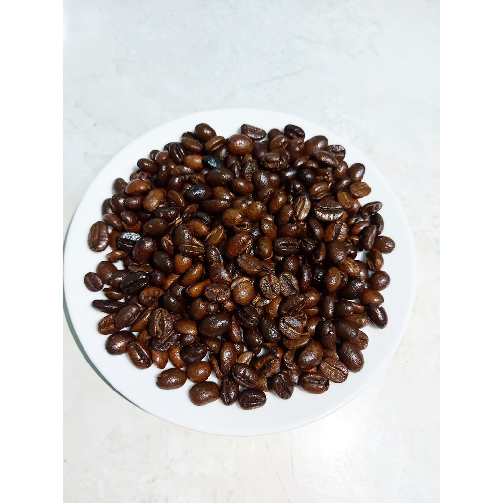 Cà phê Robusta, Arabica 100% Nguyên Chất Rang Mộc - Cà Phê Hạt Rang Xay Pha Phin Hoặc Pha Máy, Cofee Beans