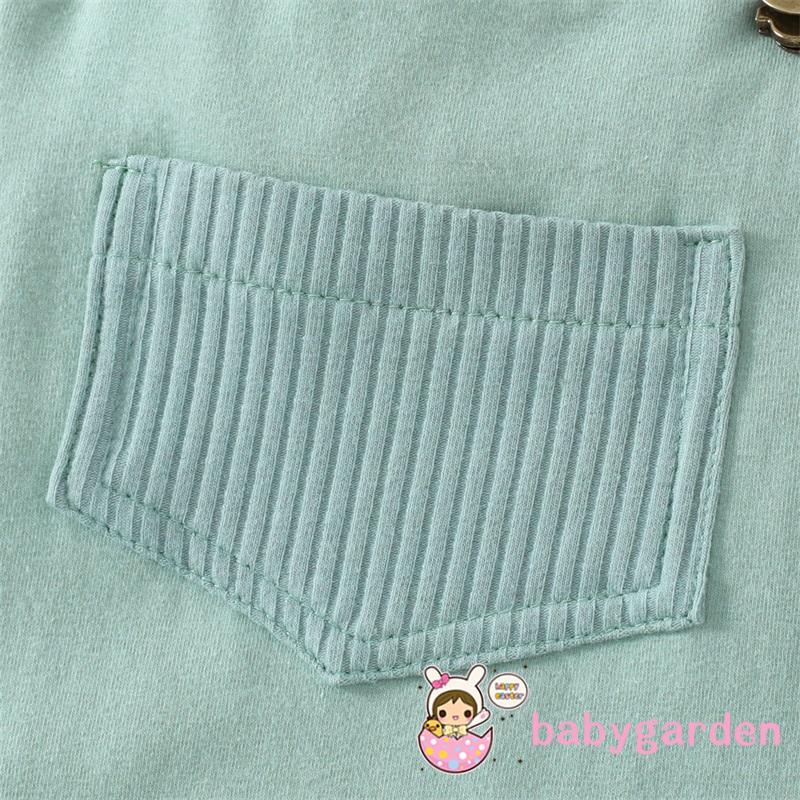 BABYGARDEN-0-18months Unisex Baby Romper, Adjustable Shoulder Straps Sleeveless Patchwork Ribbed Bodysuit Outfit