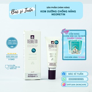 Kem Dưỡng Làm Sáng Da - NEORETIN Discrom Control Gel Cream SPF 50 chai 40ml [CHÍNH HÃNG]