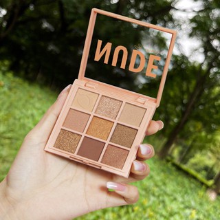 Eyeshadow palette 9 colors shimmer and gloss neutral eyeshadow palette Matte glitter eyeshadow palette 7g