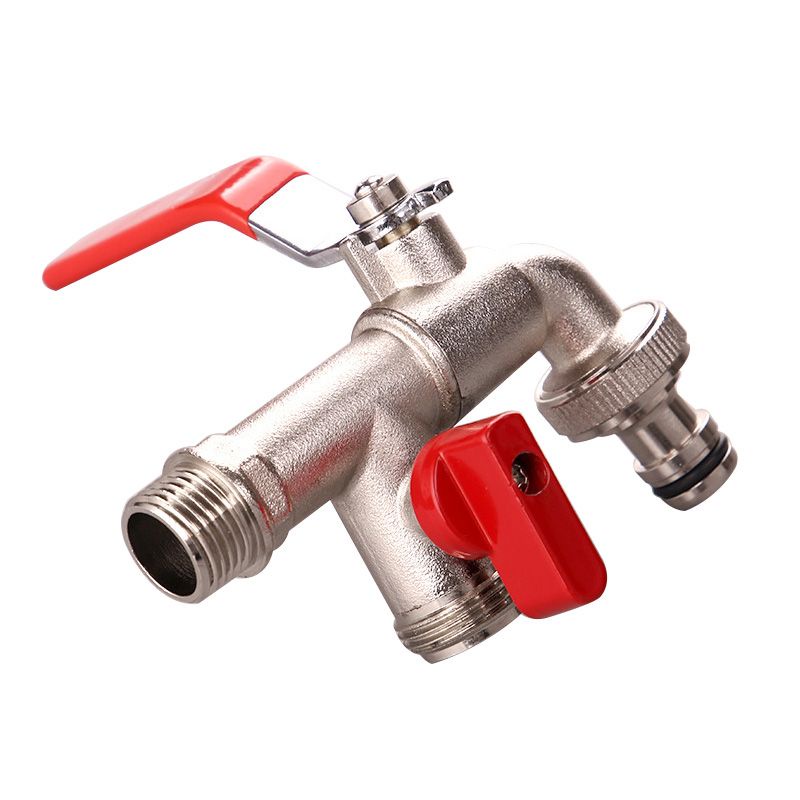 Van Chia Vòi Nước Bằng Đồng Thau Tiện Dụng Cho Hoạt Động Ngoài Trời