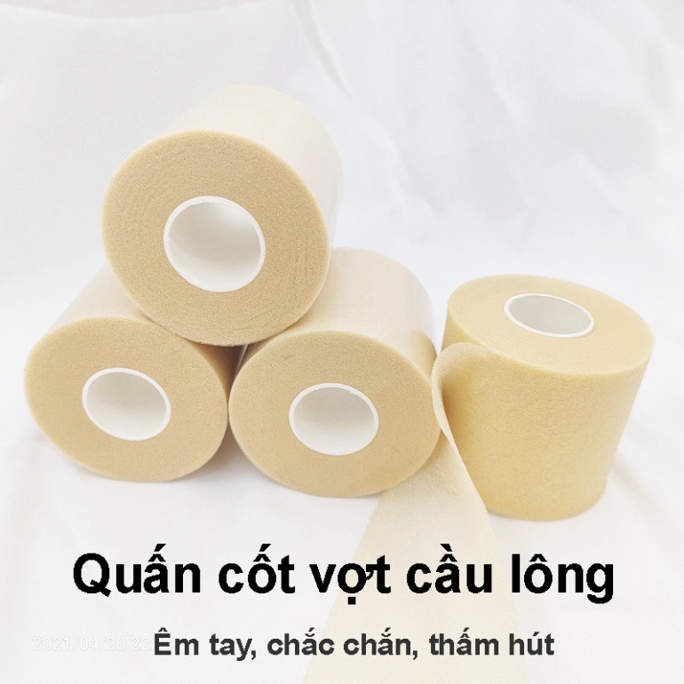 Quấn cán vợt cầu lông, quấn cốt vợt cầu lông, êm tay thấm hút mồ hôi Thịnh sport