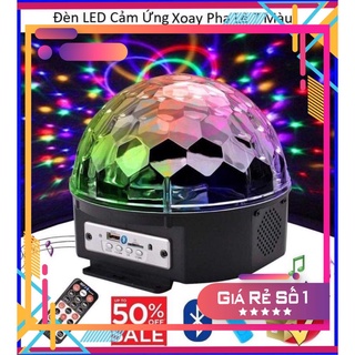 Đèn Led Xoay Trang Trí 7 Màu Cảm Ứng Theo Nhạc Vũ Trường, Sân Khấu Dành cho Dân Nhảy