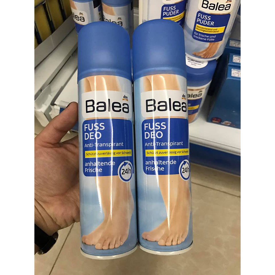 Xịt khử mùi hôi chân Balea 200ml