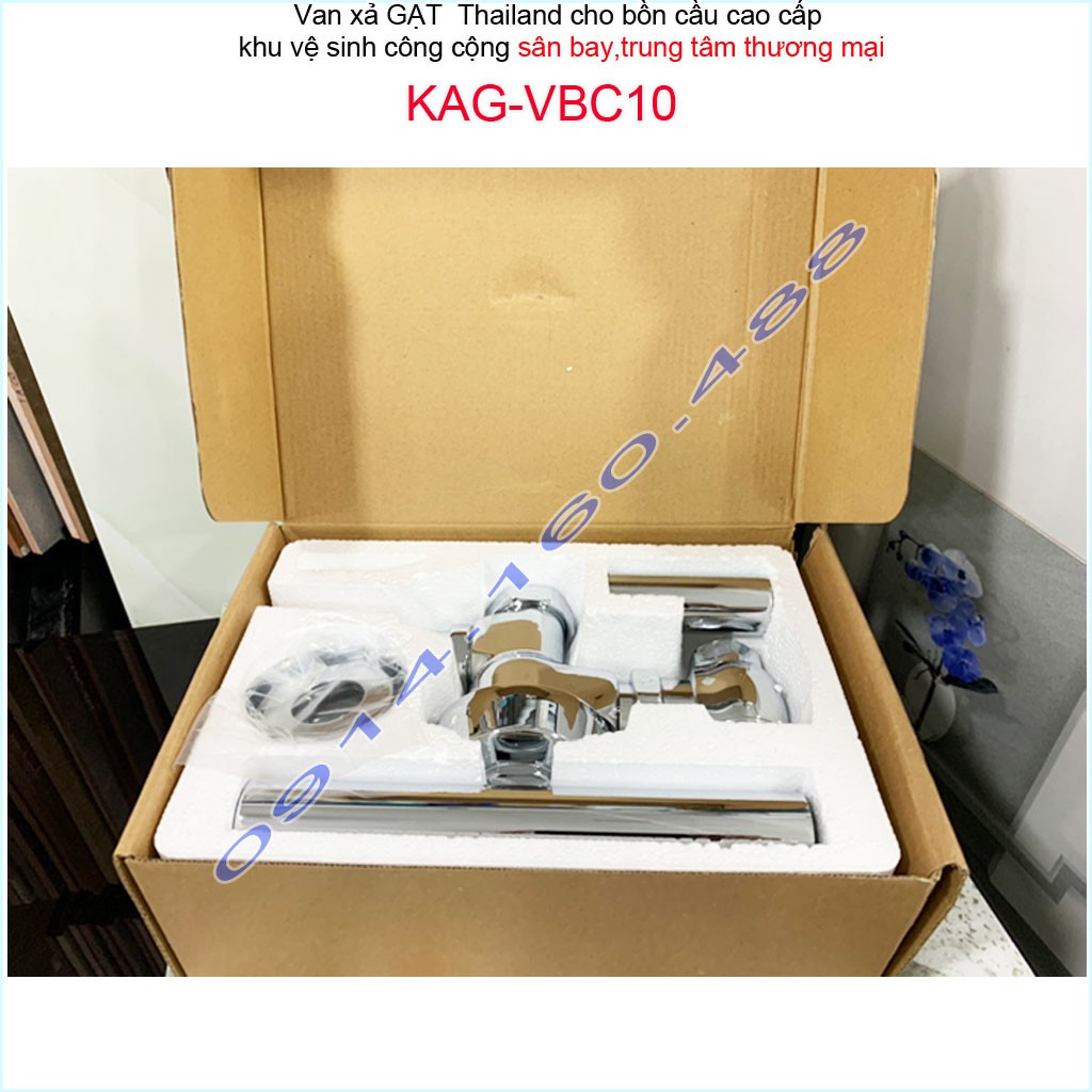 Van xả gạt bồn câu KAG-VBC10, van xả cho bồn cầu treo tường cầu không thùng nước( không bồn cầu) trong sân bay