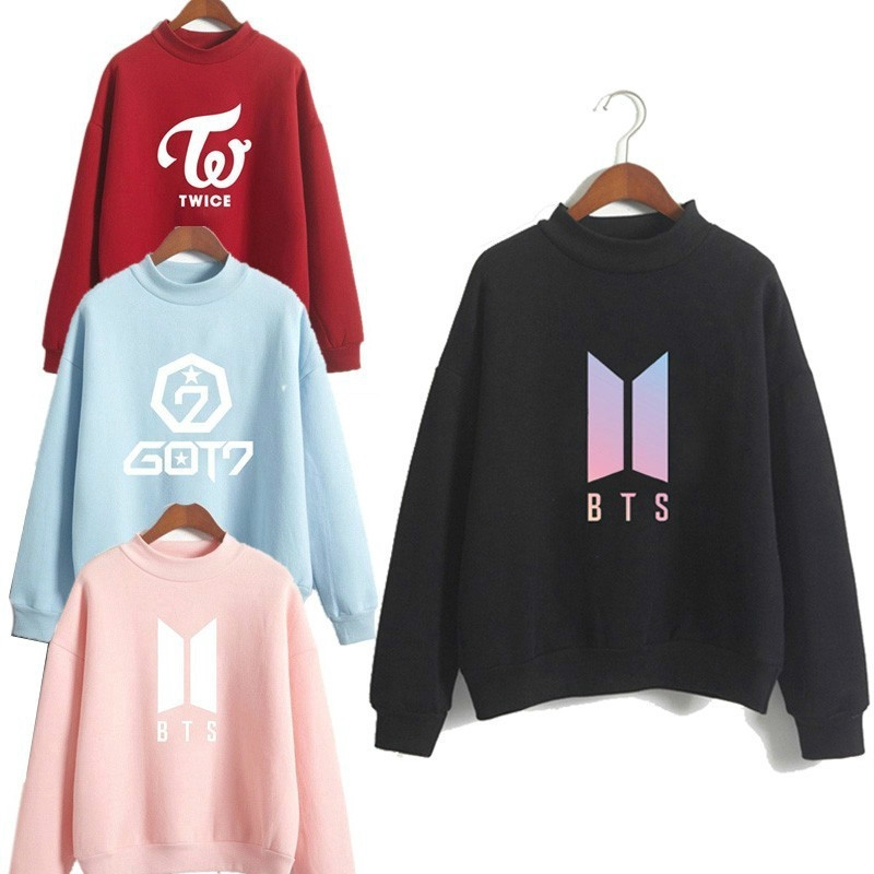 Áo Hoodie In Hình Exo One Got7 Twice Blackpink Wanna Bts Thời Trang 2018 Cho Nam