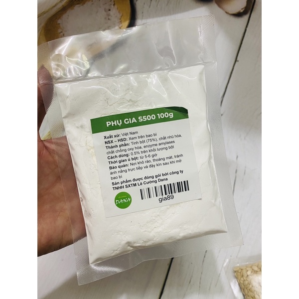 Phụ gia làm bánh mỳ gói 50g