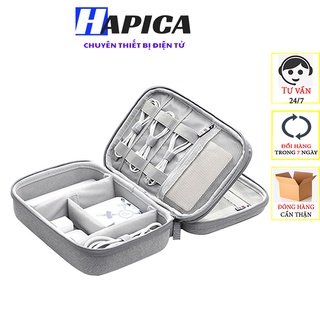 Túi phụ kiện công nghệ đựng ipad, cáp sạc, laptop, macbook, điện thoại BUBM - Hapica
