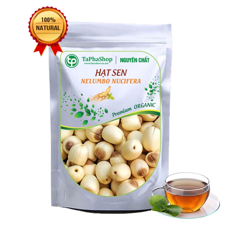 Hạt sen sấy 200g Tấn Phát - Hàng công ty chất lượng cao - giá tốt - không phụ gia, không phẩm màu