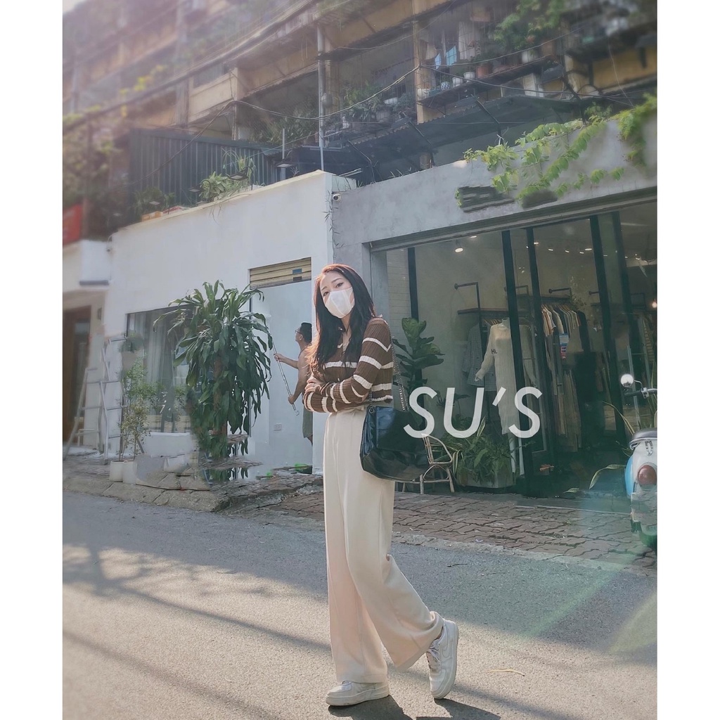 Quần culottes vải khuy gài Q390 SUSTORE