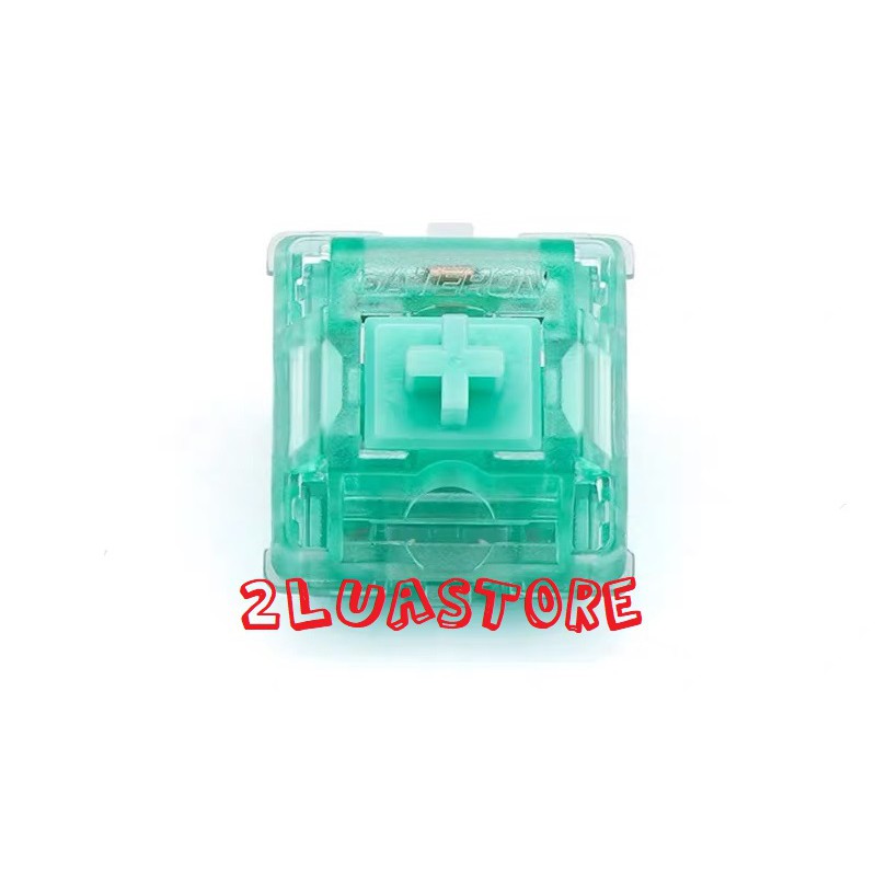 Switch Gateron Zealpc Turquoise Tealios cho bàn phím cơ, switch màu xanh ngọc