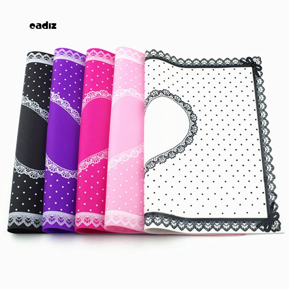 [Hàng mới về] Thảm Silicon và gối đệm cổ tay hỗ trợ làm móng tiện lợi chất lượng cao