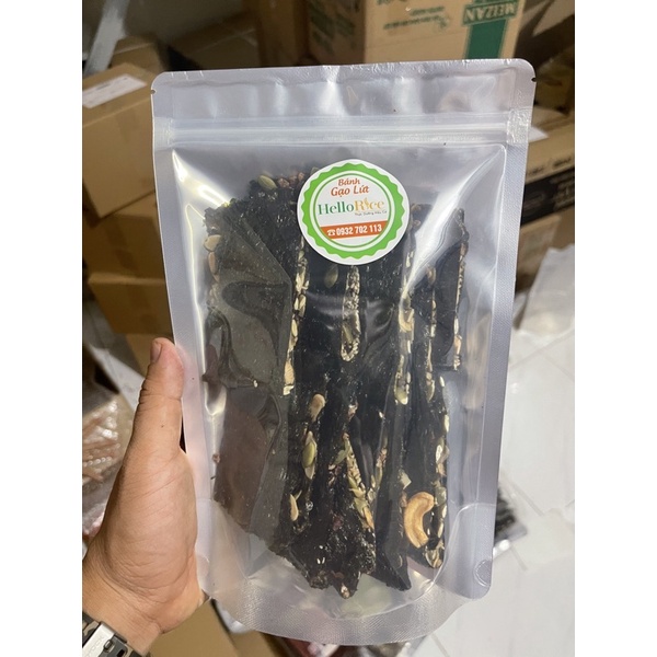 Bánh Rong Biển Kẹp Hạt Dinh Dưỡng - 250g - Ăn vặt, ăn kiêng, healthy, giảm cân