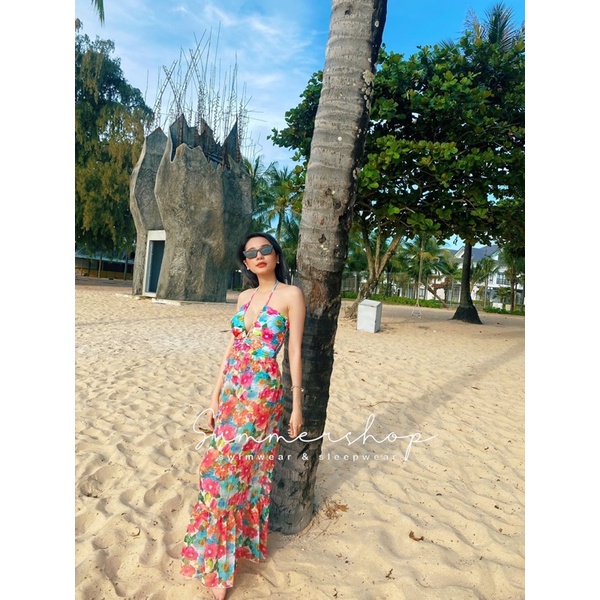 BIKINI Liền ống hoa kèm chân váy