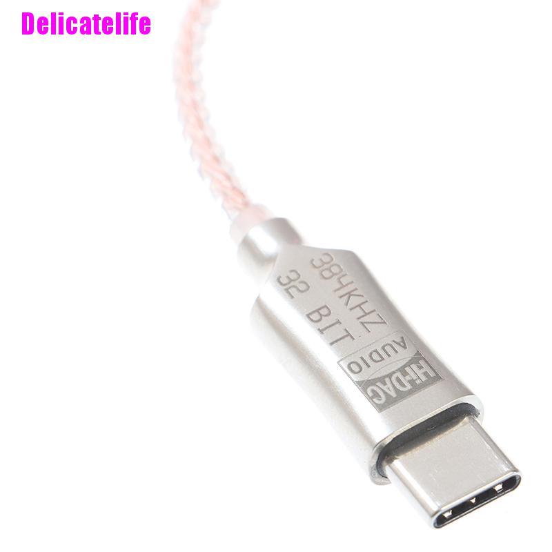 Bộ Chuyển Đổi Âm Thanh Loại C Sang 3.5mm 32 Bit / 384khz Dsd64 / 128 Hifi Dac