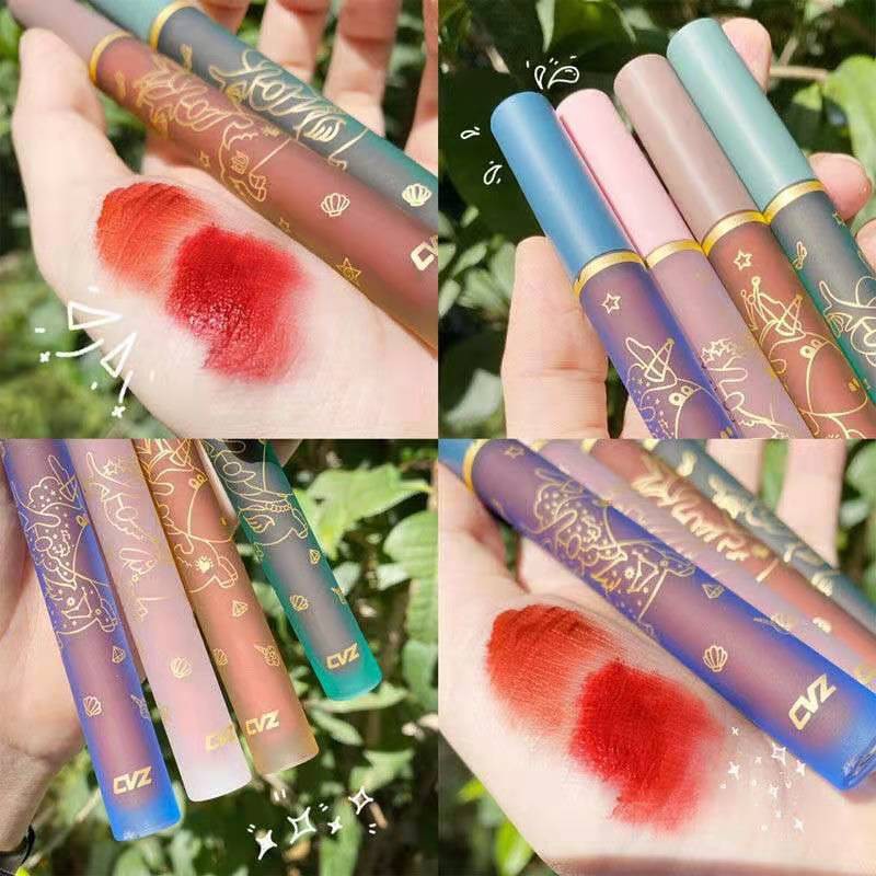 [Hàng mới về] Son Môi CVZ Lâu Trôi Dưỡng Ẩm Không Dính Thành Cốc