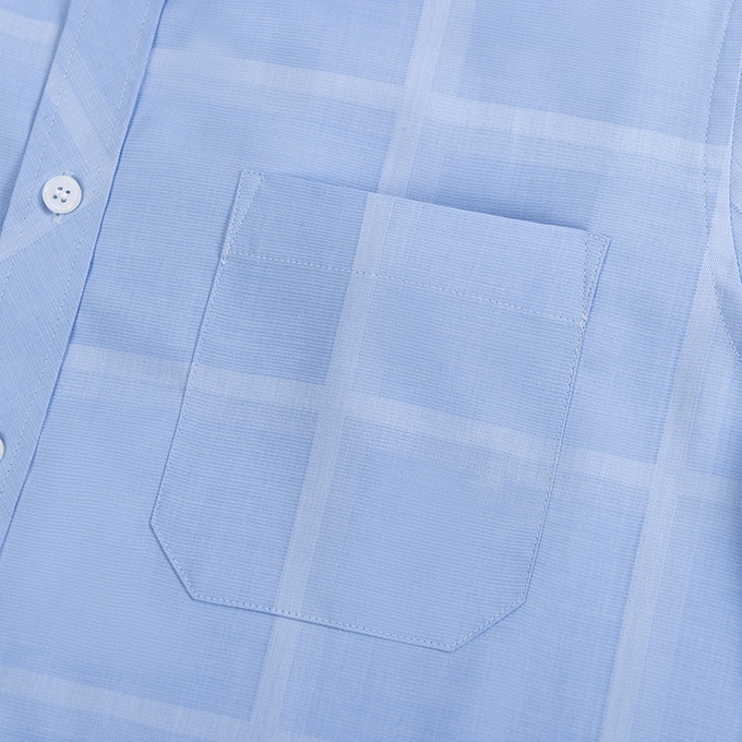 [HÀNG VIỆT NAM] Áo Sơ Mi Nam Công Sở Trung Niên Dài Tay Thương Hiệu Anton Kẻ Caro Chìm Sợi Tre - AT303 | BigBuy360 - bigbuy360.vn