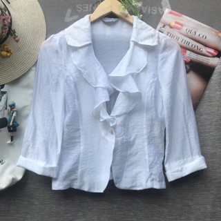 Áo blazer Joinus Hàn cổ bèo siêu xịn sz S