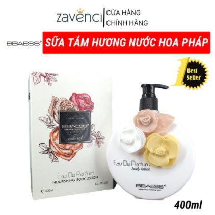 Sữa Tắm Ba Bông Hoa BBAESS Hương Nước Hoa Pháp HÀNG CHÍNH HÃNG (400ml)