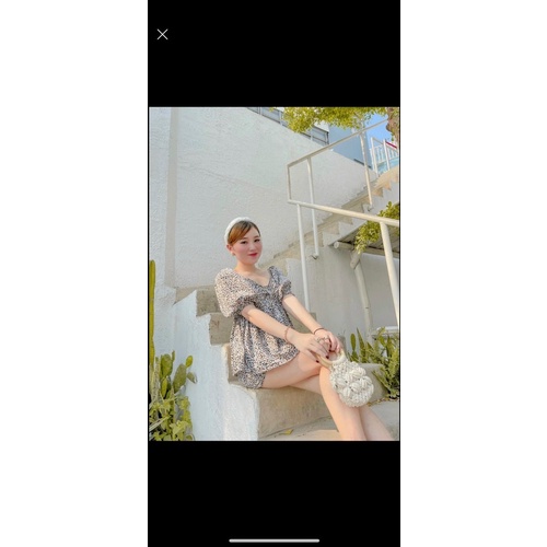 Sét Peplum Hoa Nhí Bigsize 55kg Đến 100kg (L/XL/XXL)