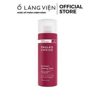 Toner dành cho da khô paula's choice skin recovery enriched calming toner