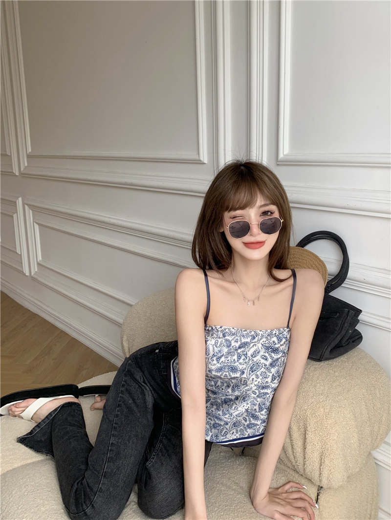 Áo Hai Dây Phong Cách Retro Quyến Rũ Cho Nữ | BigBuy360 - bigbuy360.vn