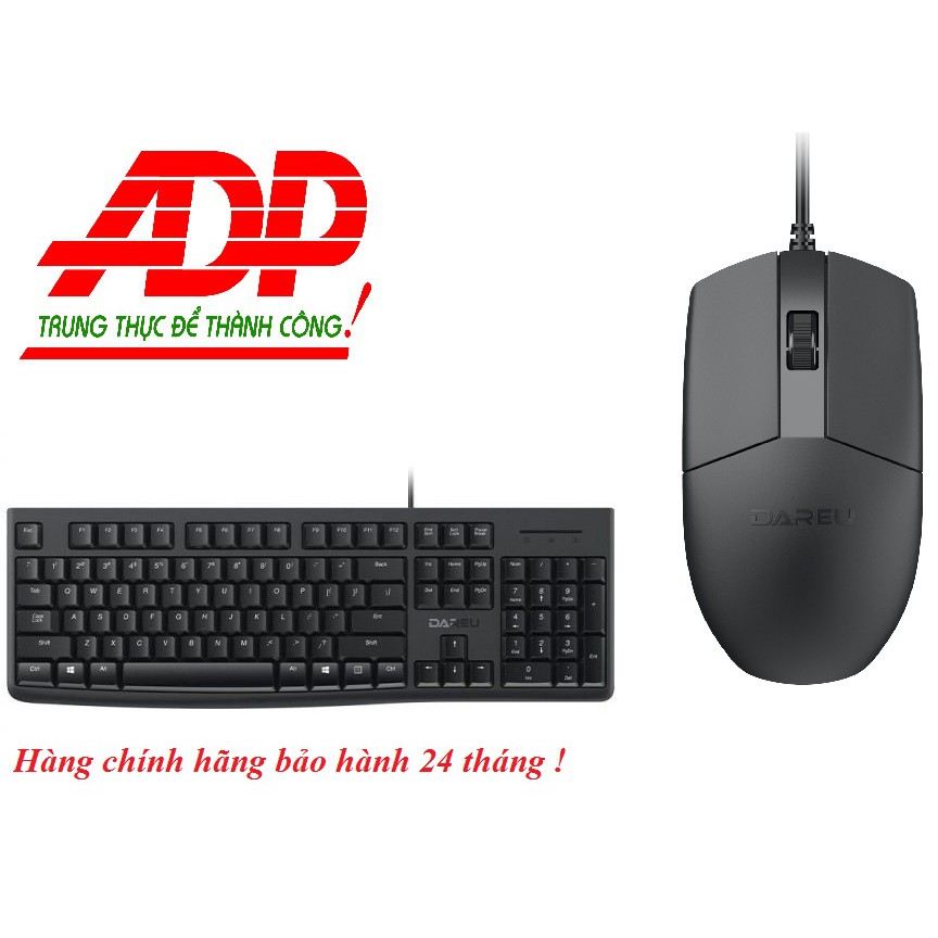 (RẺ MÀ CHẤT) Bộ Bàn phím DAREU - LK185 + Chuột DAREU - LM103 (bảo hành chính hãng 24 tháng) - [ADPS]