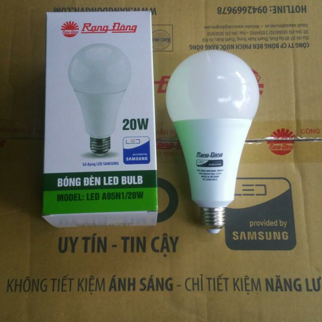 Bóng đèn led 20w rạng đông