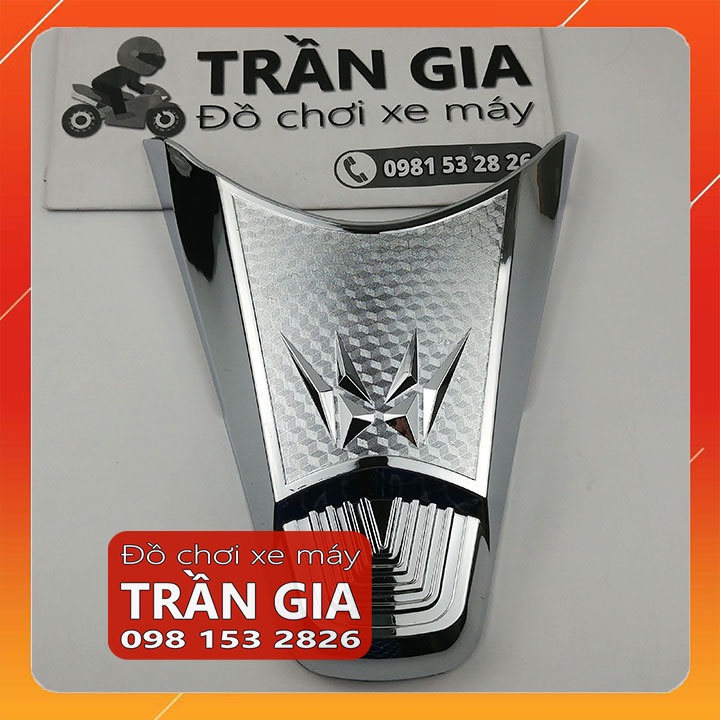 Ốp đèn soi biển số xe Sh Mode năm 2020-2021-2022 cóc đèn Sh Mo nữ xi inox cacbon carbon - phụ kiện trang trí