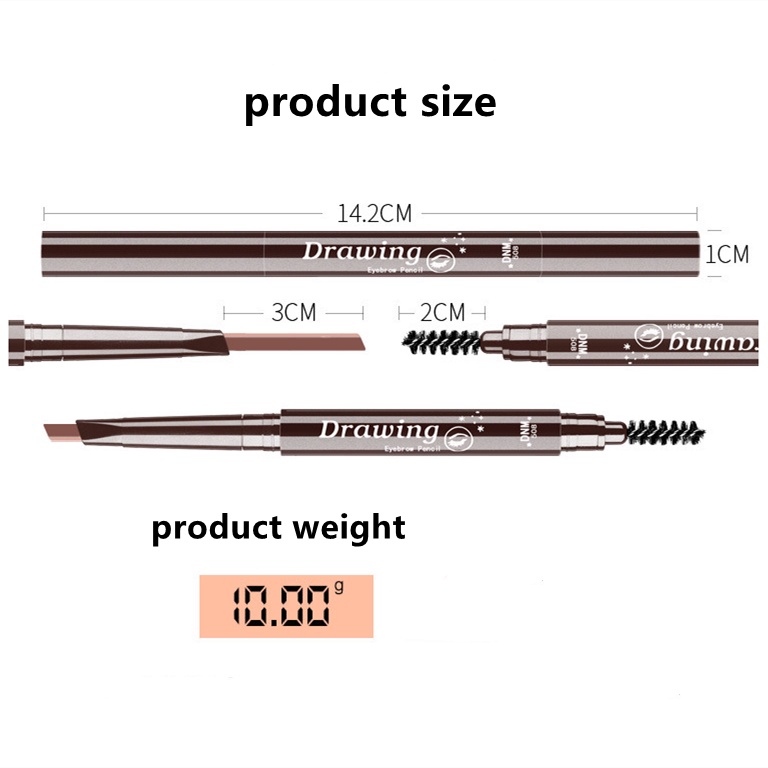 Chì kẻ mày chống nước lâu trôi trang điểm tự nhiên