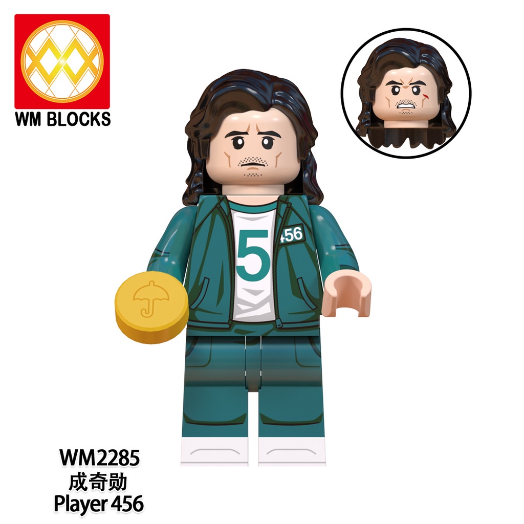 Minifigures Nhân Vật Trong Trò Chơi Con Mực Squid Game WM6131 - Đồ Chơi Lắp Ráp