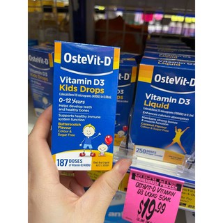 [HÀNG CHUẨN ÚC] VITAMIN D3 OSTEVIT-D 15ML