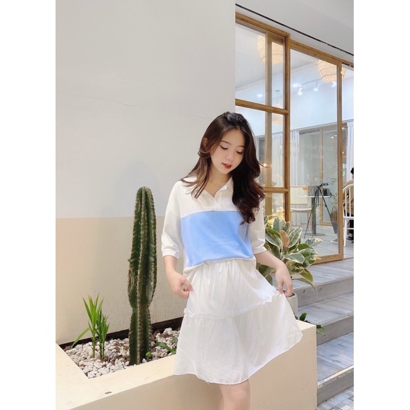 ÁO THUN POLO TAY LỠ BAZIC 3 MÀU