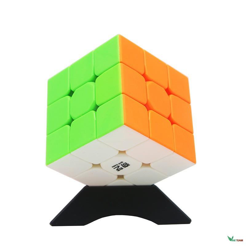 Rubik 3x3 QiYi Warrior S QY33S Stickerless Rubic 3 Tầng Không Viền KT 5,5cm -dc4642