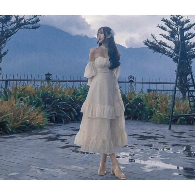 ❤️VÁY ĐẦM MAXI DÀI DÁNG XOÈ BỒNG BỀNH, VÁY CHỤP ẢNH ĐẸP SANG CHẢNH, MAXI ĐI BIỂN DU LỊCH, ĐẦM DÁNG DÀI BÈO TẦNG❤️ VN