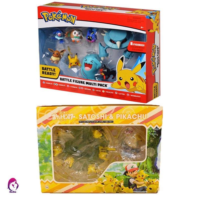 Pokémon Figure Anime Figure Model Set Doll Toy Ornaments for Kid Adult