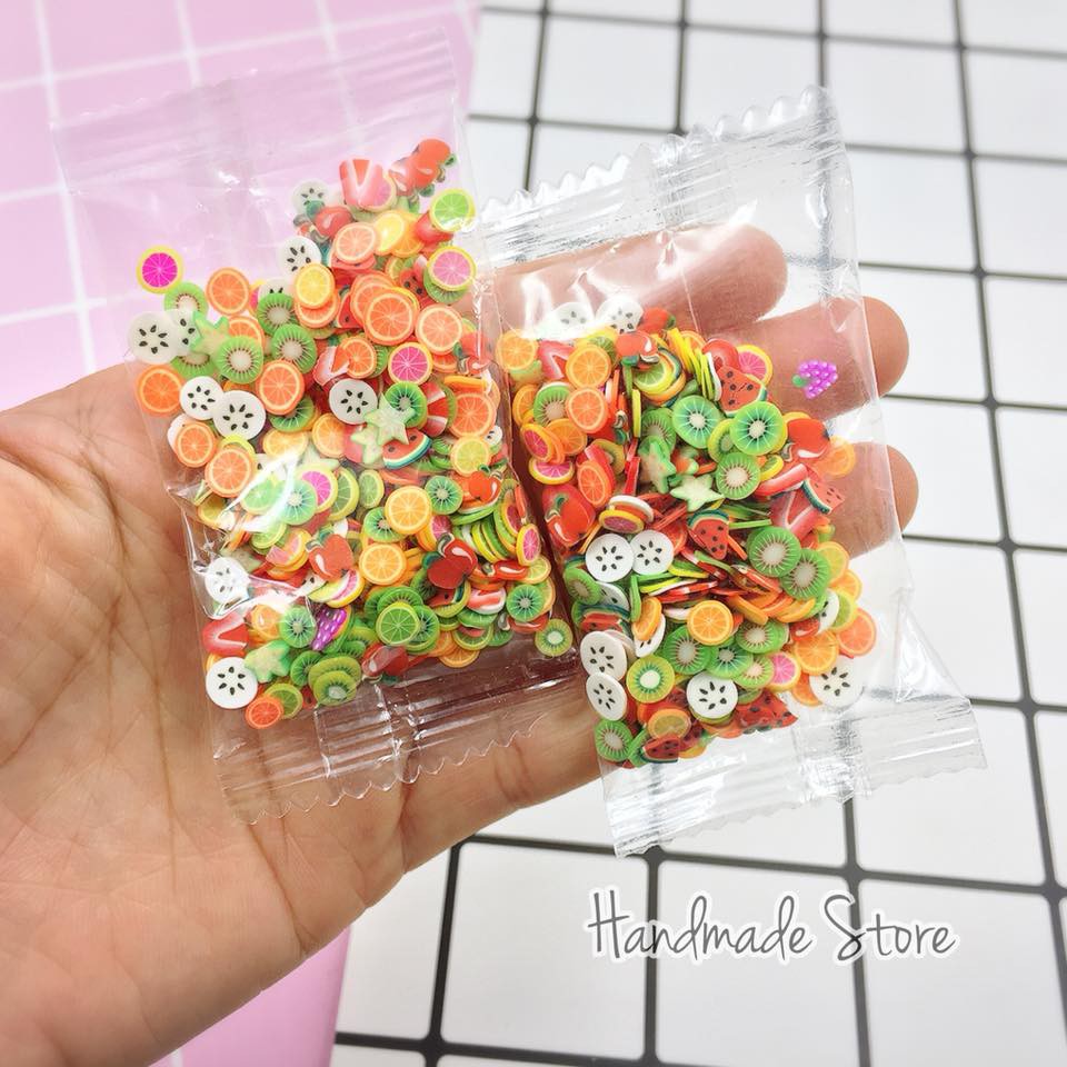 Gói 500 nail trái cây - bánh ngọt - kẹo