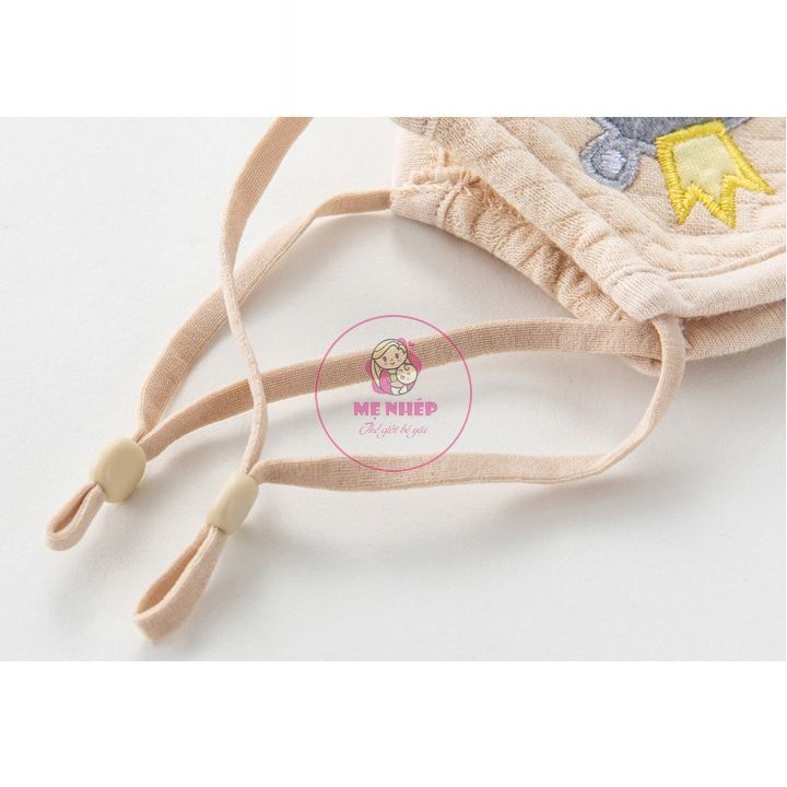 [ORGANIC Baby] Khẩu trang vải cao cấp cho bé từ 0 - 5 tuổi 100% COTTON HỮU CƠ TỰ NHIÊN