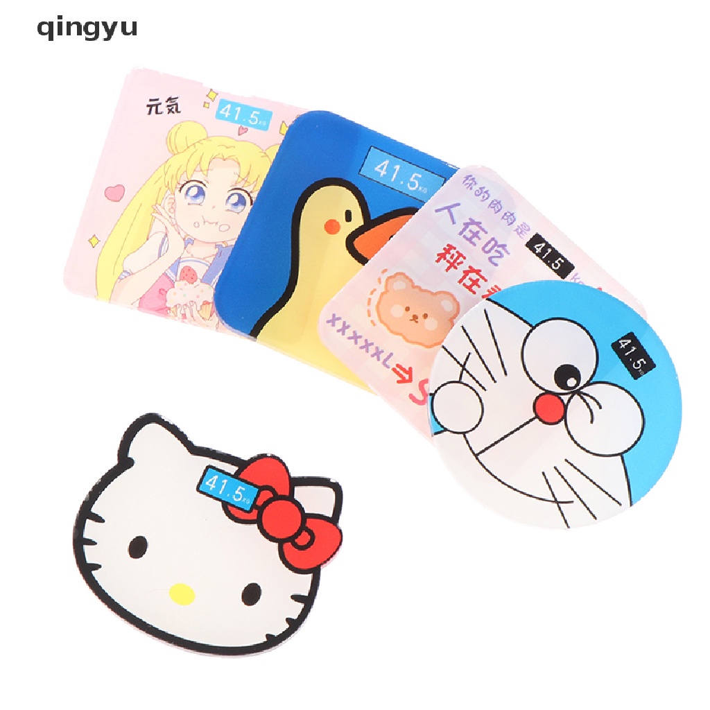 Qingyu Cân Điện Tử Bằng acrylic Trang Trí Phong Cảnh Nhà Búp Bê