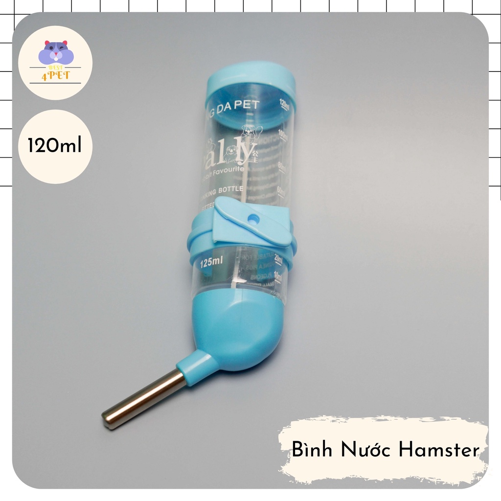 [Phụ Kiện] Bình Nước Cho Hamster 🥛 80ml - 120ml