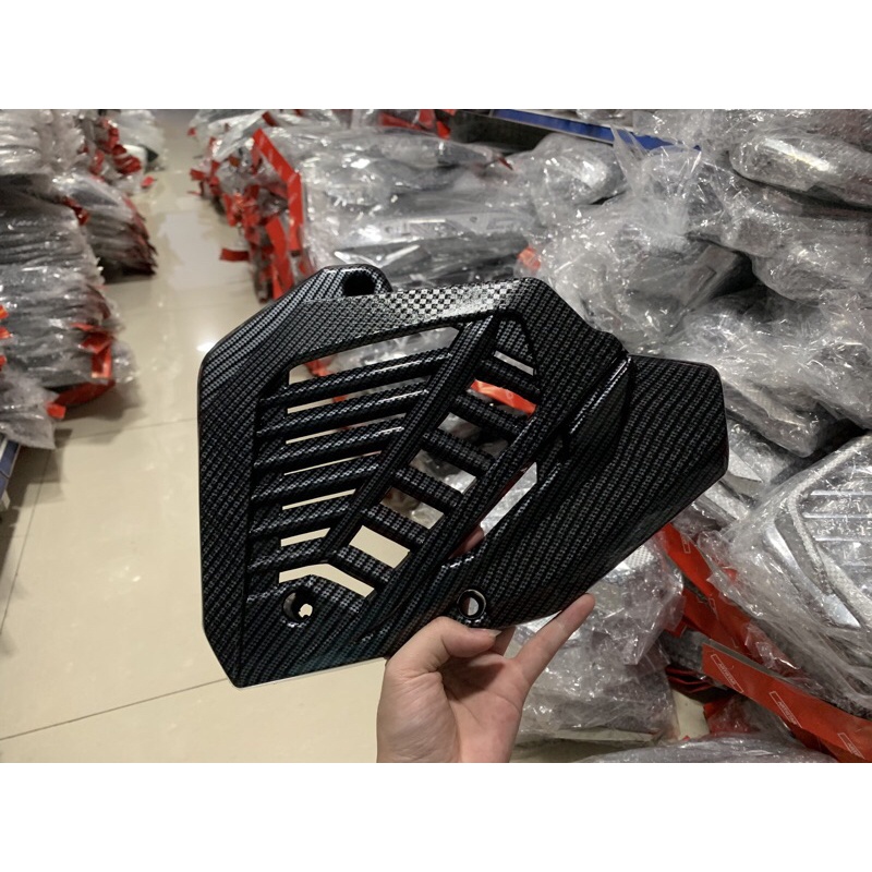 Combo 3 món ốp cacbon xe AB 20 (Ốp bô, ốp bầu, quạt gió)