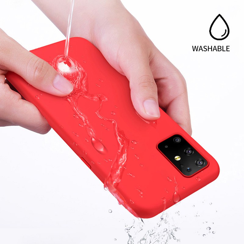 Ốp điện thoại silicone mềm màu trơn chống sốc đơn giản cho Samsung Galaxy A51 A71 | BigBuy360 - bigbuy360.vn