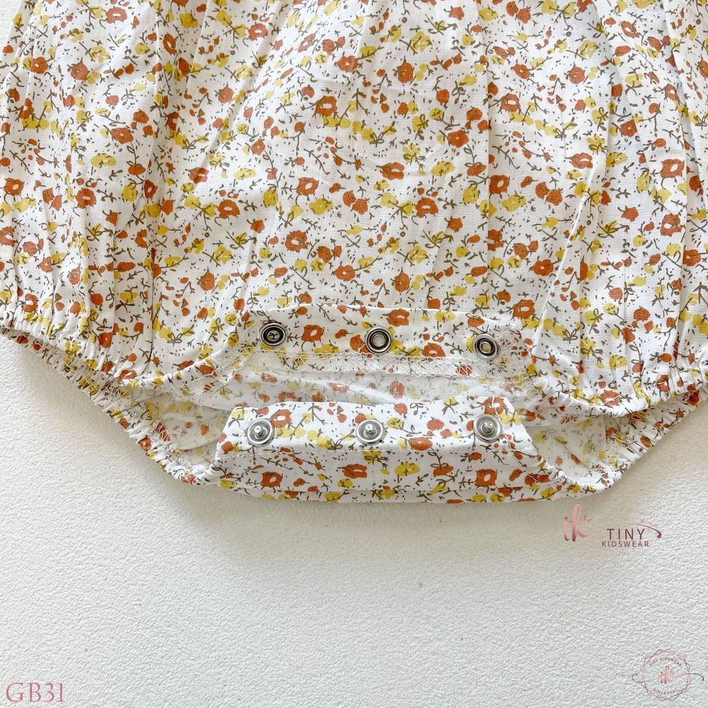 Bộ bodychip liền thân hoa nhí tay cánh tiên cho bé gái 5-13kg [GB31]