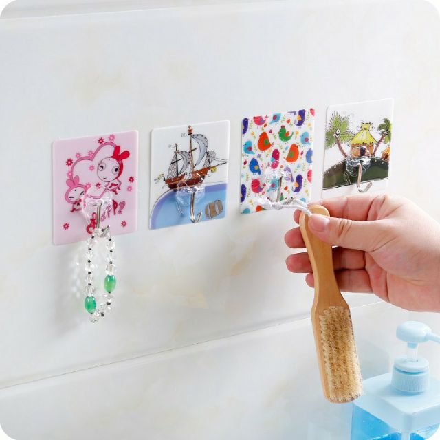 Móc dán tường 3d bản to
