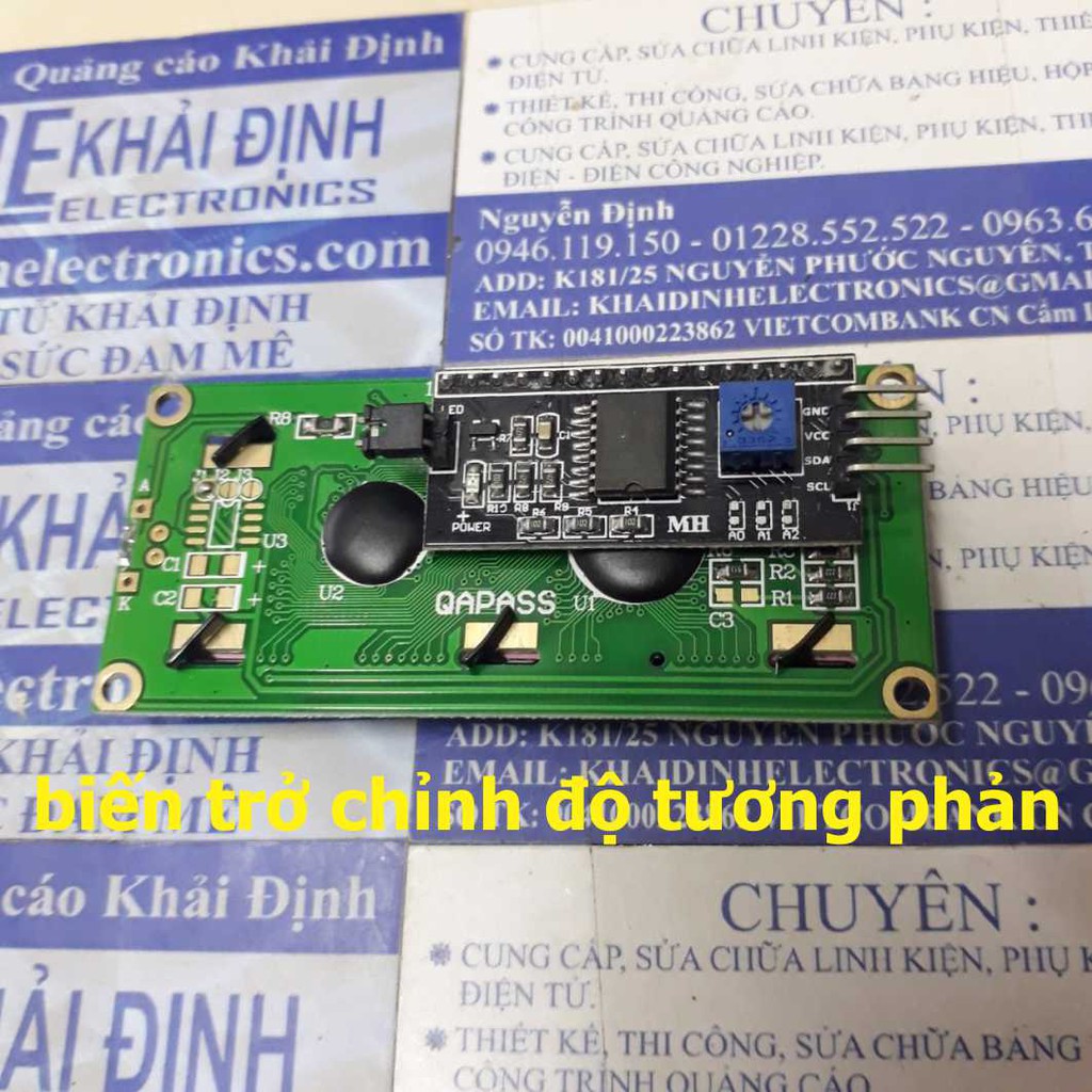 Module Chuyển Đổi sang giao tiếp I2C cho LCD1602, IC PCF8574, áp 5V, thích hợp dùng với Arduino KDE0361